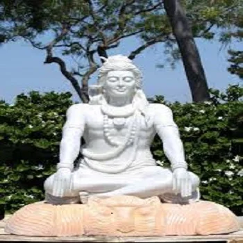 White Marble Shiva Statue